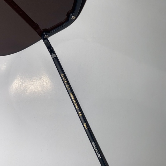 GUCCI SS19 Mask Shield Sunglasses Matte Black UNISEX - Picture 10 of 14